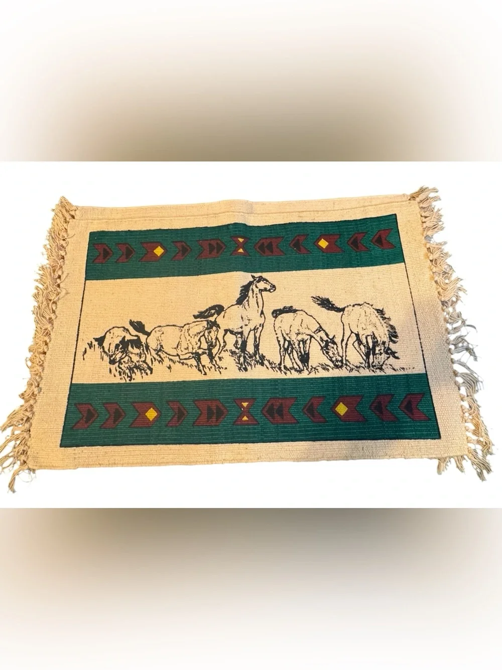 Southwestern Horse Print Placemats set of 4